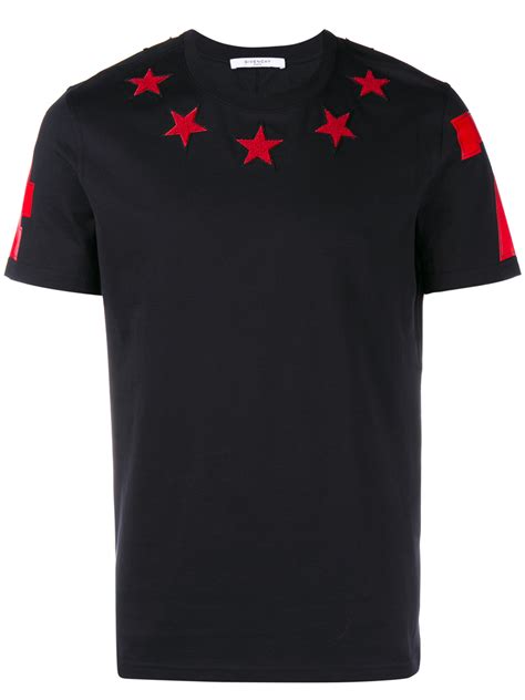 givenchy embroidered stars|givenchy oversized t shirt.